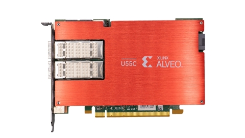 Xilinx Alveo™ U55C data center accelerator card 