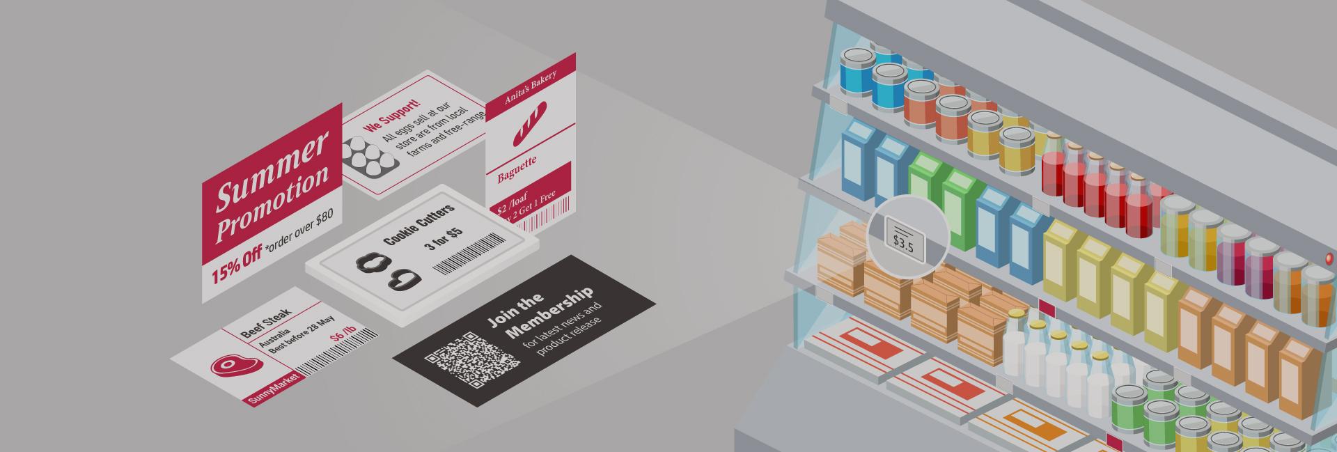 电子标签 (ESL) 解决方案